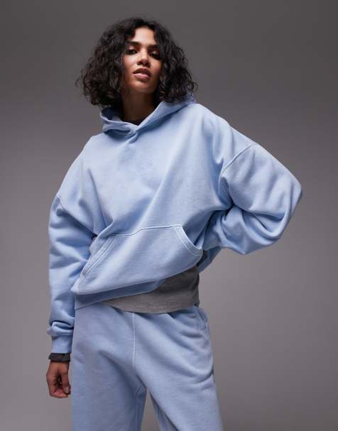 Carhartt WIP - Benton - Sweat à capuche - Bleu clair - view 1