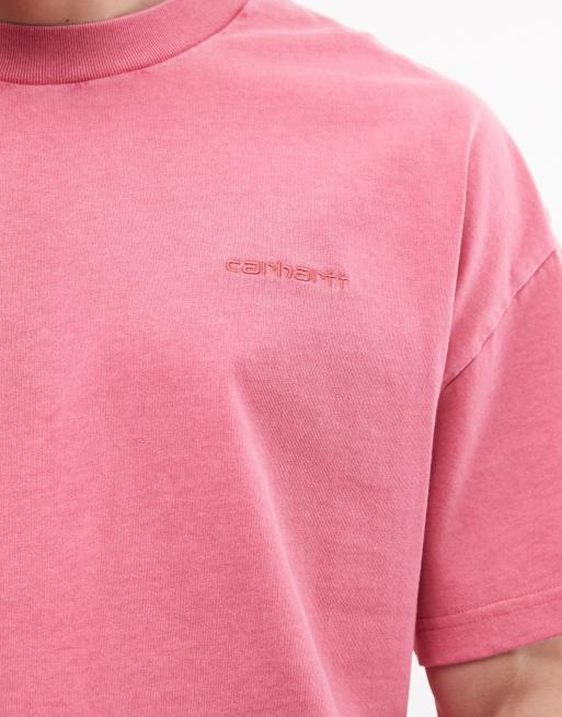 Carhartt WIP - Benton - T-shirt in roze, 3 van 5