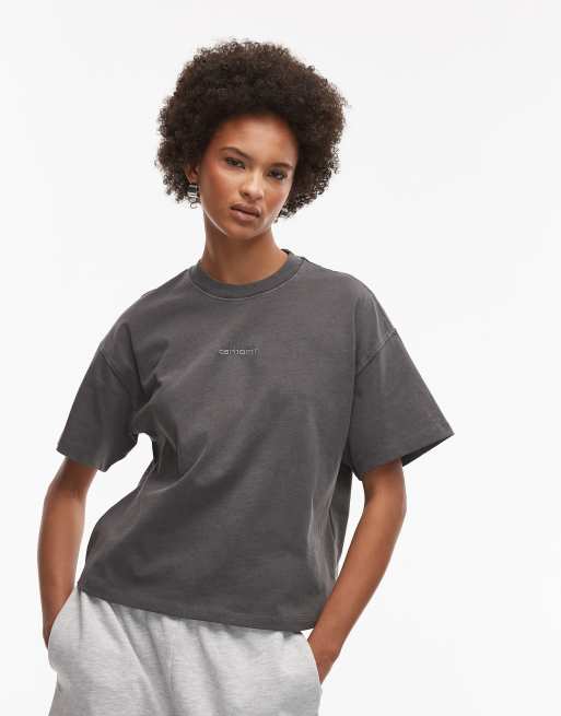 Carhartt WIP – Benton – T-Shirt in verwaschenem Schwarz, 3 von 4