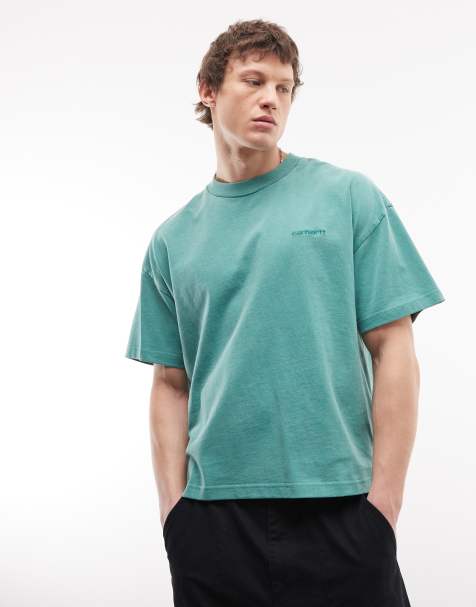 Carhartt WIP – Benton – Zielony T-shirt - view 1