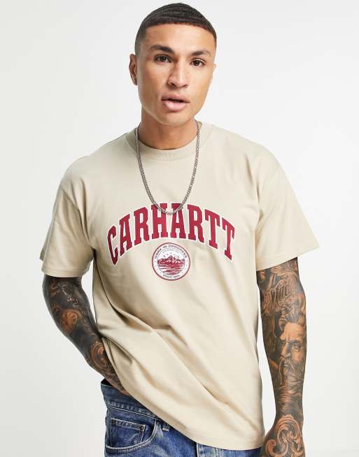 T shirt best sale carhartt beige