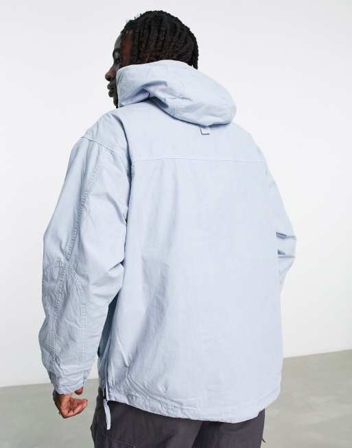 Carhartt WIP – Berm – Zakładana przez głowę błękitna lekka kurtka, 2 z 4