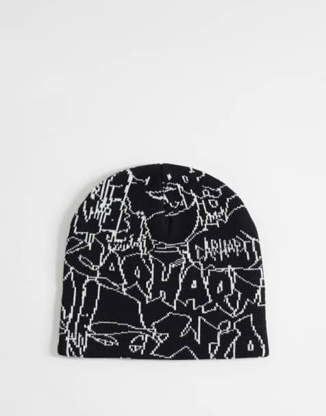Carhartt WIP berretto con logo sketch Blinkerfluid nero - view 1