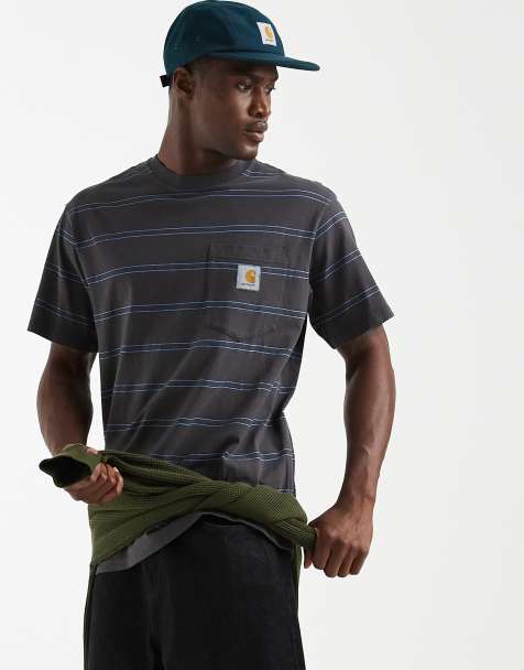 Carhartt WIP - Bert - T-shirt à rayures - Gris - view 1