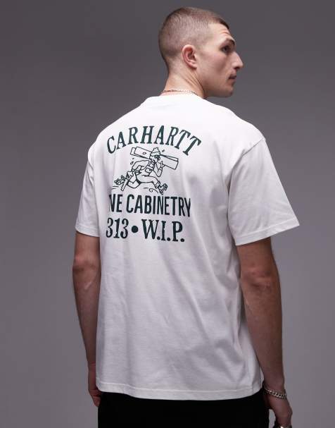 Carhartt WIP cabinetry graphic t-shirt in white