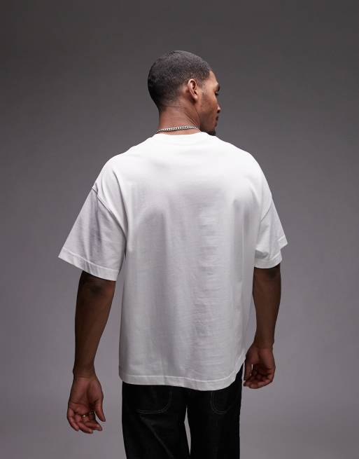 Carhartt WIP – Biały T-shirt z napisem, 4 z 4