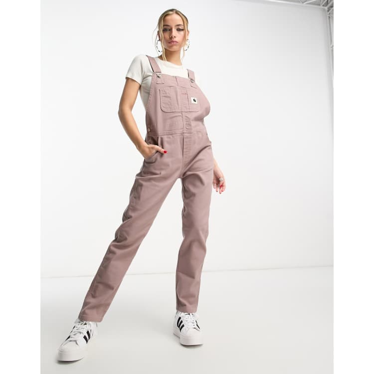 Pink carhartt 2025 overalls women's