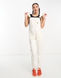 [Carhartt WIP] Carhartt WIP bib overalls in white S WHITE