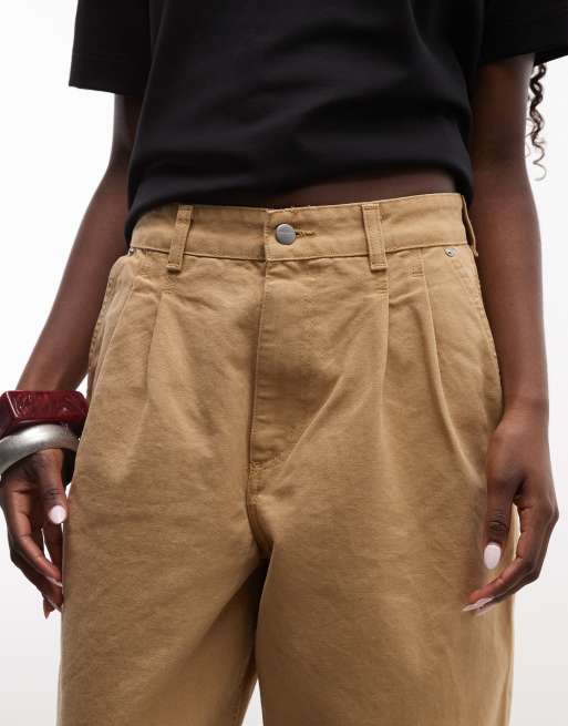 Carhartt WIP Billie pantaloni single knee in dusty hamilton brown, 4 di 5
