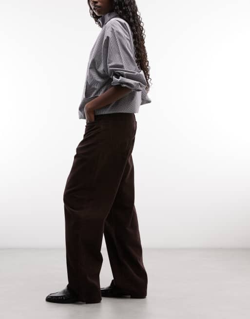 Carhartt WIP Billie weite Cordhose mit einfachem Knie in Dunkelbraun, 2 von 5