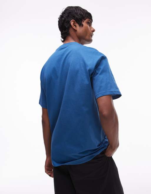 Carhartt WIP – Blå, kortärmad t-shirt med ficka, 4 av 4