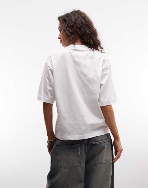 Carhartt WIP Blackletter logga t-shirt i vitt, 4 av 4