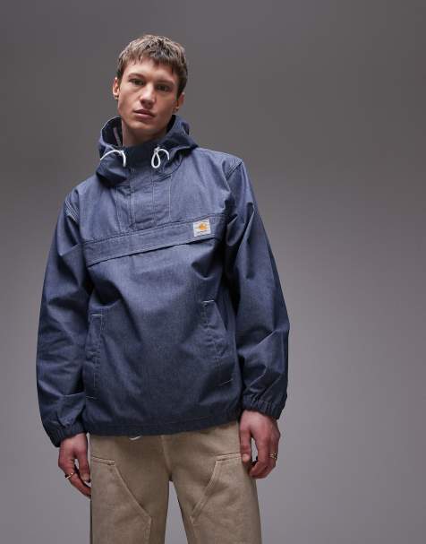 Carhartt WIP - Blake - Blå pullover-regnjakke - view 1
