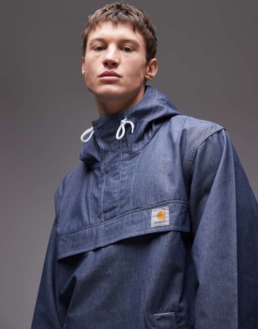Carhartt WIP – Blake – Regenjacke zum Überziehen in Blau, 4 von 4