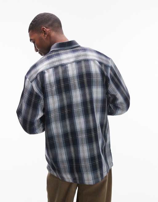 Carhartt WIP - Blanton - Chemise à manches longues - Bleu marine, 3 de 4
