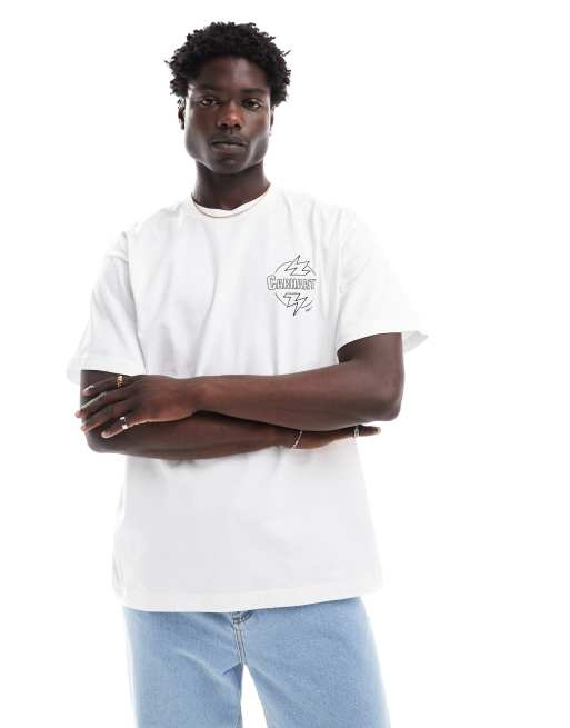 Carhartt WIP - Blaze - T-shirt met grafische print op de achterkant in wit