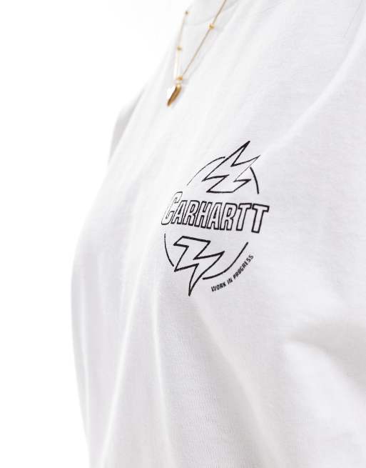 Carhartt WIP - Blazer - T-shirt met grafische print in wit, 3 van 4