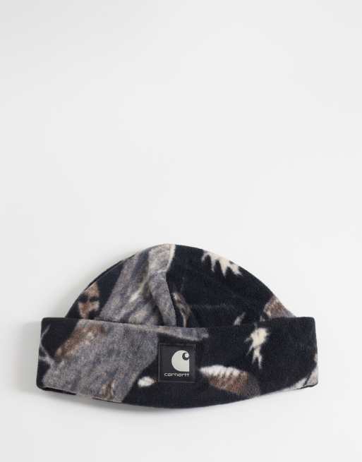 Carhartt WIP Blevin bonnet imprimé camouflage arbre multicolore, 1 de 3