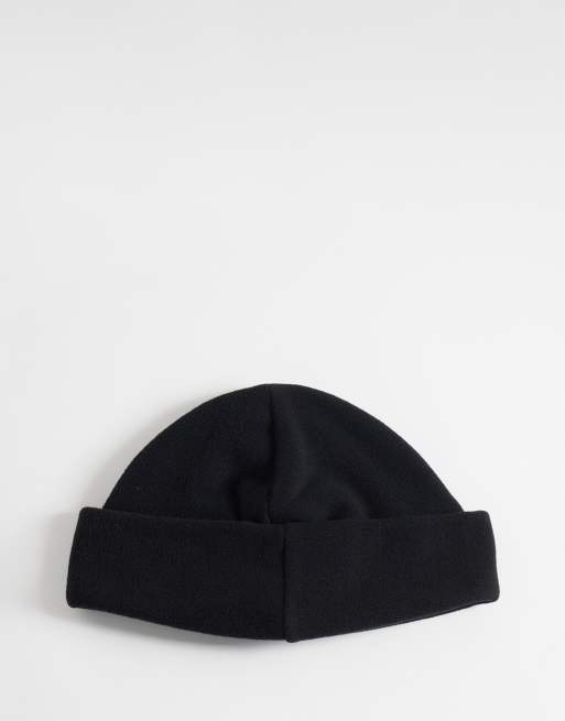 Carhartt WIP Blevin fleece beanie in black, 2 of 3