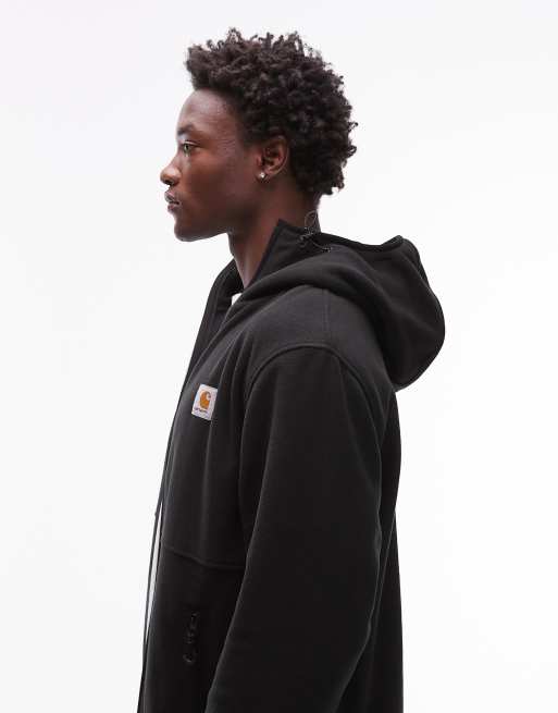 Carhartt WIP – Blevin – Svart, fodrad jacka, 4 av 5