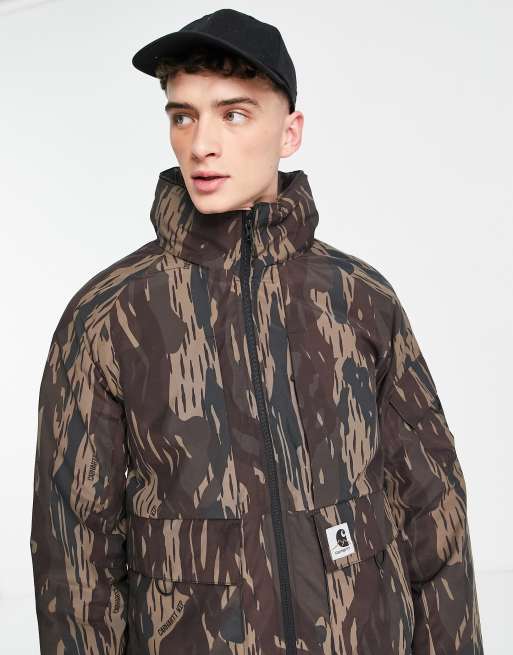 Carhartt camo clearance rain jacket