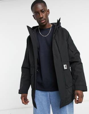 carhartt wip bode parka black