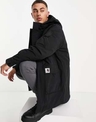 carhartt wip bode parka black