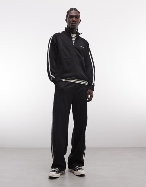 Carhartt WIP – Bolar – Jogginghose in Schwarz mit seitlichem Streifen, Kombiteil, 2 von 5