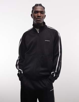 Carhartt WIP Carhartt WIP bolar track jacket co-ord in black