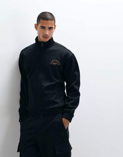 Carhartt WIP Bolon sweat jacket in black, 3 of 5
