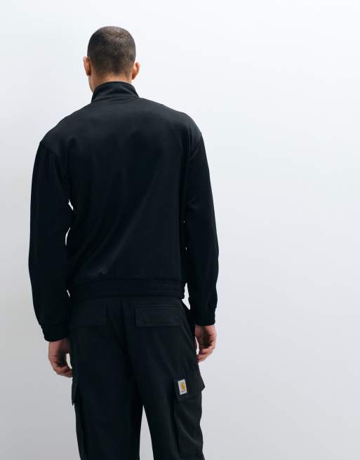 Carhartt WIP Bolon sweat jacket in black, 5 of 5