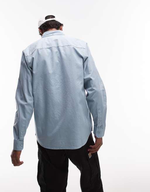 Carhartt WIP - Bolton - Chemise à manches longues - Bleu clair , 2 de 4