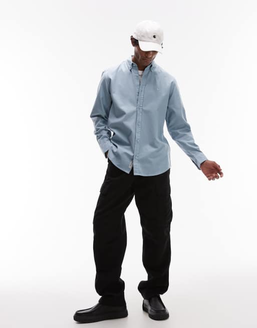 Carhartt WIP - Bolton - Chemise à manches longues - Bleu clair , 3 de 4