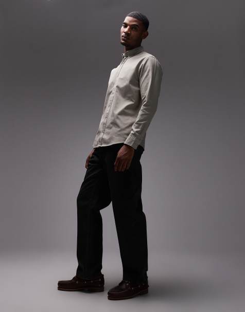 Carhartt WIP - Bolton - Chemise Oxford à manches longues - Bleu orage - view 1