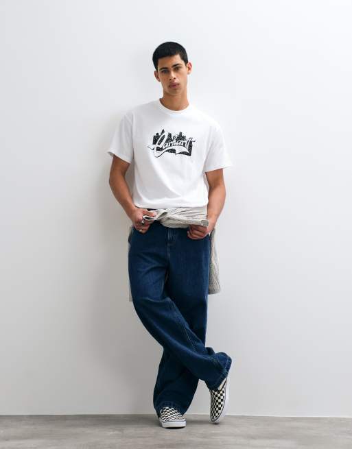 Carhartt WIP Boogie Night T-Shirt mit Frontgrafik in Weiß, 5 von 5