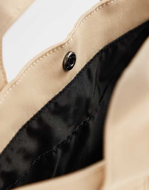 Carhartt WIP - Borsa a tracolla beige unisex con tasche, 4 di 4