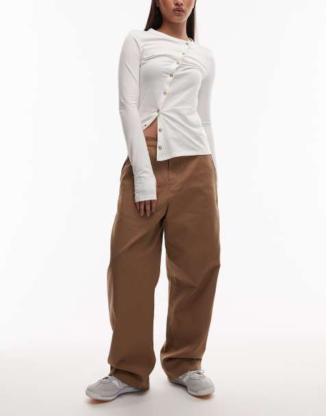 Carhartt WIP - Brady - Pantalon ample - Marron clair - view 1