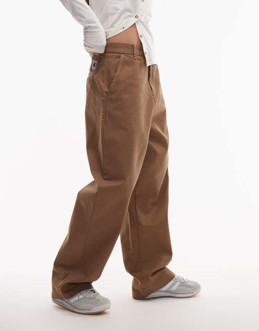 Carhartt WIP - Brady - Pantaloni ampi marrone chiaro, 2 di 5