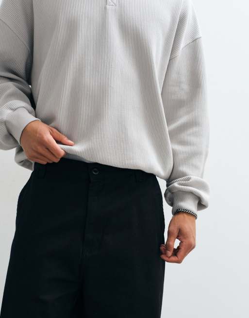 Carhartt WIP Brady relaxed fit pant in black, 3 of 5