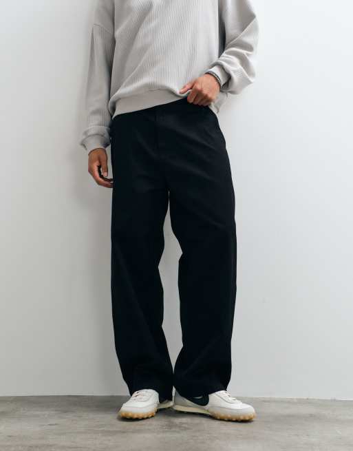 Carhartt WIP Brady relaxed fit pant in black, 5 of 5