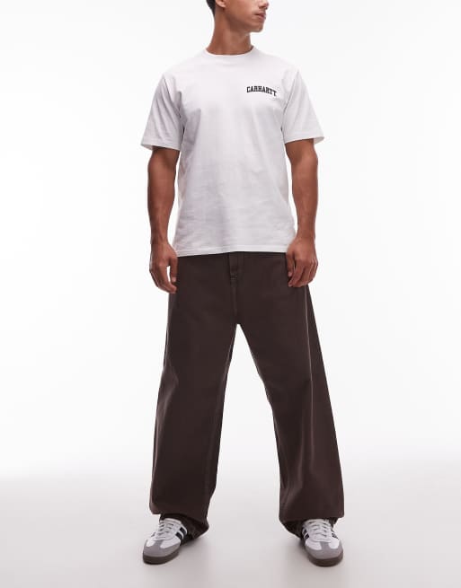 Carhartt WIP - Brandon - Baggy broek in donkerbruin, 2 van 5