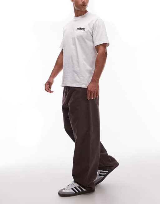 Carhartt WIP - Brandon - Baggy broek in donkerbruin, 3 van 5