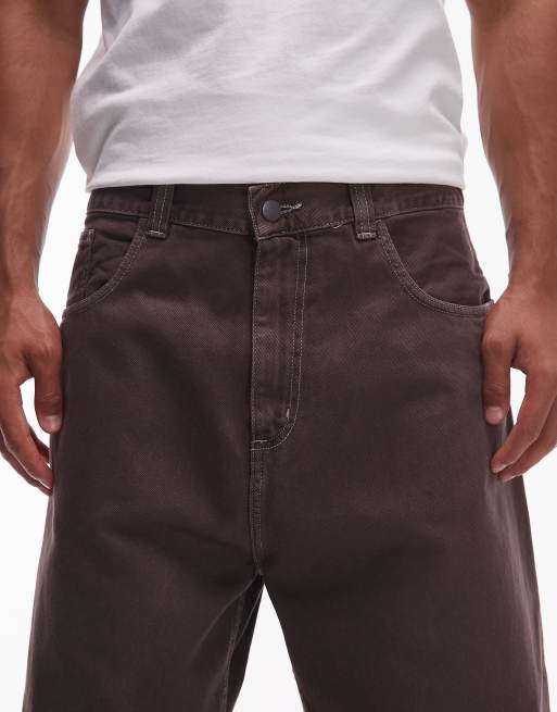 Carhartt WIP - Brandon - Baggy broek in donkerbruin, 4 van 5