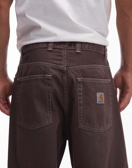Carhartt WIP - Brandon - Baggy broek in donkerbruin, 5 van 5