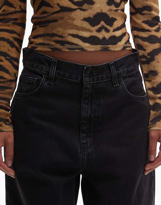 Carhartt WIP Brandon Baggy-Jeans mit lockerem, geradem Schnitt in Schwarz, 5 von 5
