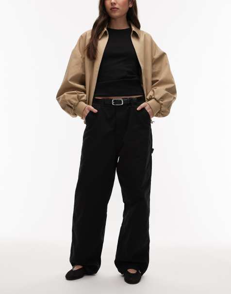 Carhartt WIP Brandon baggy loose fit single knee jeans in black wash - view 1