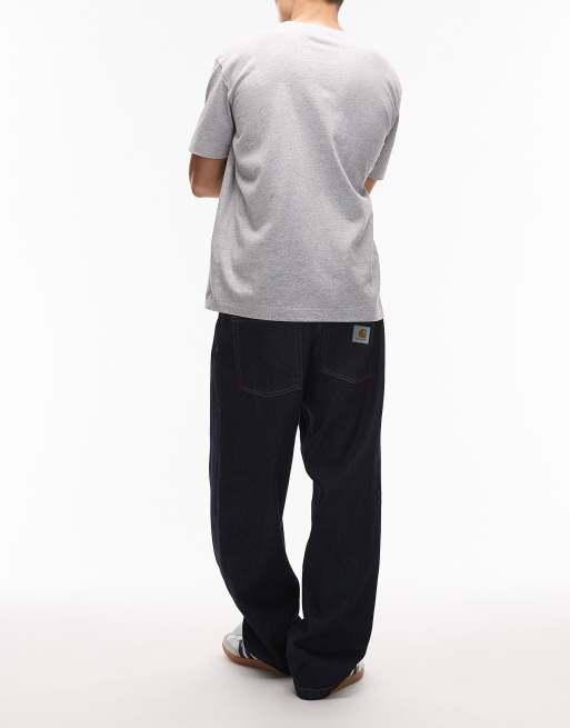 Carhartt WIP Brandon baggy Straight-Fit-Jeans aus Denim in dunkler Rinse-Waschung, 2 von 5