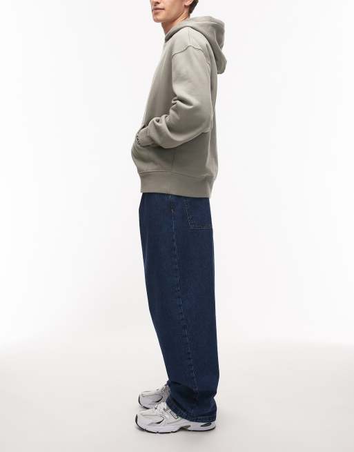 Carhartt WIP – Brandon – Blå stentvättade jeans med ledig passform och raka ben, 3 av 5