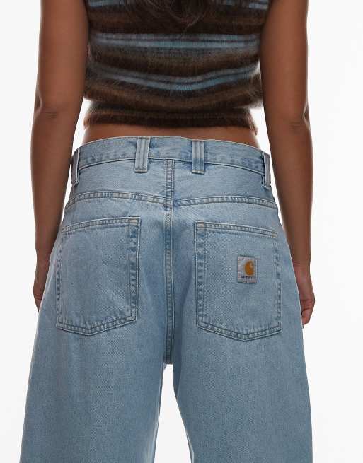 Carhartt WIP – Brandon – Blekta, stentvättade, raka jeans med ledig passform, 4 av 5