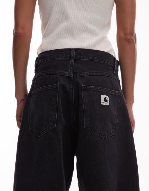 Carhartt WIP – Brandon – Czarne jeansy o luźnym kroju, 4 z 5